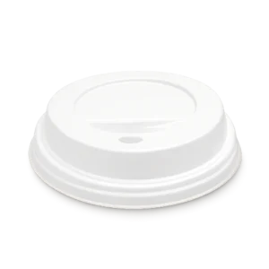 Couvercle sip blanc pour gobelets en papier