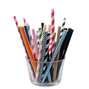 Paille en papier pour boissons