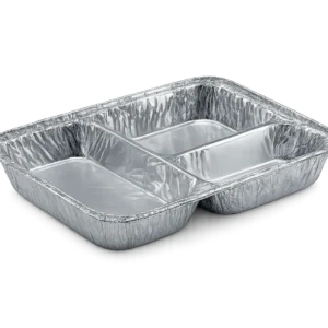 Contenant alimentaire à 2 compartiments avec couvercle R24L