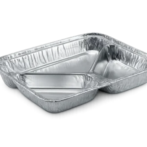 Contenant alimentaire à 3 compartiments avec couvercle R83L